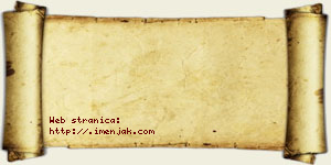 Tamara Đinđić vizit kartica